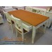 โต๊ะรับประทานอาหาร สไตล์วินเทจ ท๊อปทำสีไม้ มีลิ้นชัก 4 ลิ้นชักรอบโต๊ะ ขนาด 160 x 90 x 75 ซม.