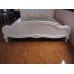 เตียงนอนหลุยส์ทรงใหญ่ ไม้สักแกะสลัก ขนาด 6 ฟุต (ลูกค้าสามารถเลือกได้ว่าบุหรือไม่บุ และสามารถเปลี่ยนตัวผ้าหรือหนังได้) 