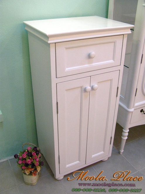 ตู้เก็บรองเท้า สีขาว