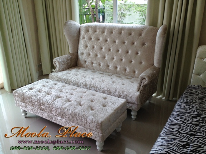 โซฟา, Wing Chair, โซฟาวินเทจ, อาร์มแชร์, โซฟาเจ้าหญิง