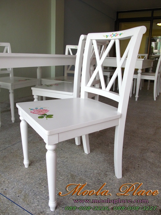 โต๊ะรับประทานอาหาร, โต๊ะวินเทจ, โต๊ะทานข้าวสีขาว, โต๊ะทานข้าว