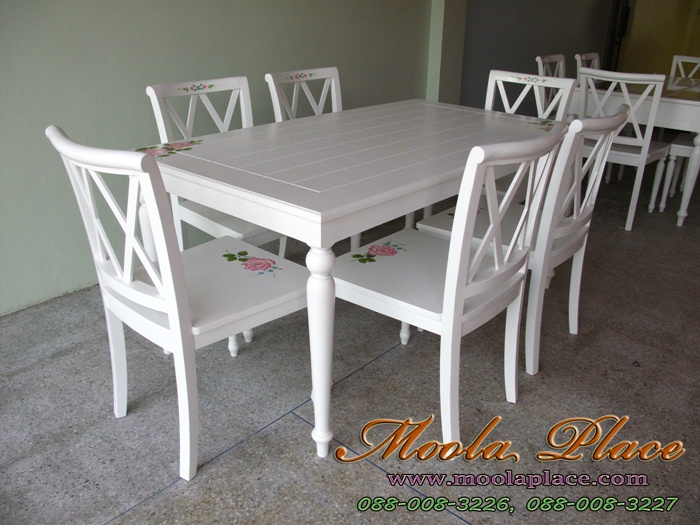 โต๊ะรับประทานอาหาร, โต๊ะวินเทจ, โต๊ะทานข้าวสีขาว, โต๊ะทานข้าว, เฟอร์นิเจอร์วินเทจ, เฟอร์นิเจอร์, เฟอร์นิเจอร์สีขาว เฟอร์นิเจอร์ vintage, เฟอร์นิเจอร์แนวเจ้าหญิง