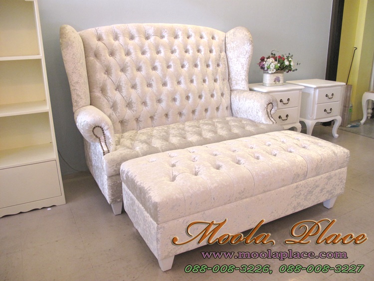โซฟา Wing Chair โซฟาวินเทจ โรงงานโซฟา รับผลิต