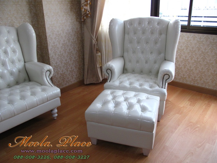 โซฟา Wing Chair สไตล์วินเทจ