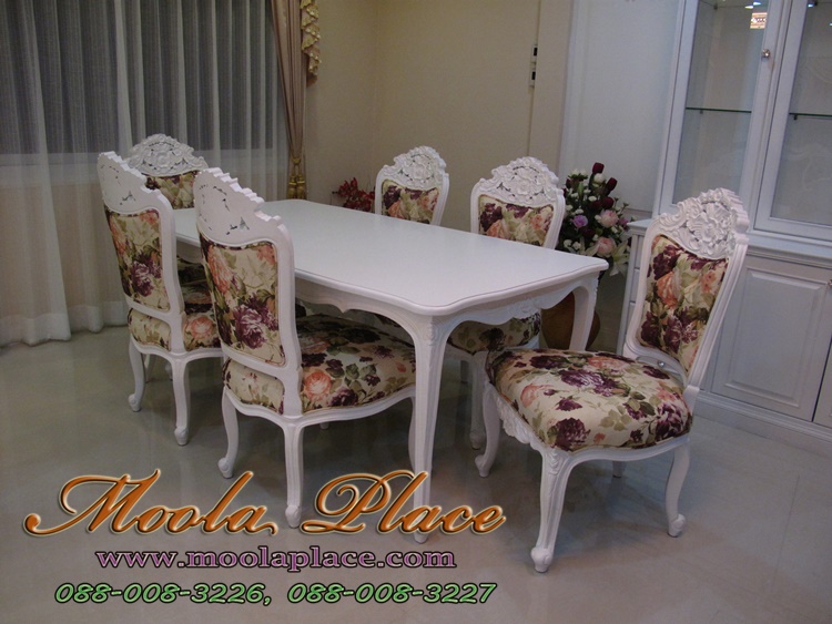 ชุดโต๊ะรับประทานอาหารสไตล์วินเทจ หาซื้อได้ที่ มูล่าเพลส