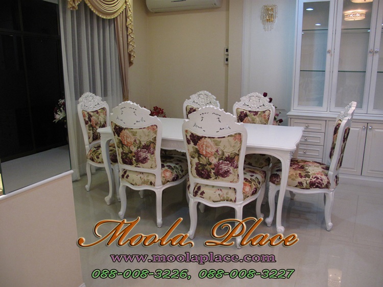 ชุดโต๊ะรับประทานอาหารหลุยส์  โรงงานเฟอร์นิเจอร์หลุยส์ ลดราคาพิเศษ