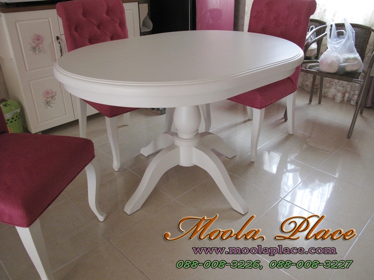 โต๊ะรับประทานอาหารวินเทจ โต๊ะรับประทานอาหารทรงวงรี โรงงานเฟอร์นิเจอร์ดีๆ