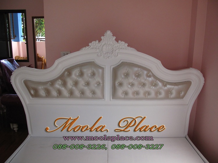 เตียงนอนหลุยส์ ผลิตจากไม้สัก คุณภาพสูง