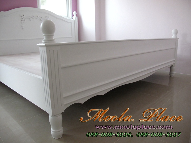 เตียงนอนสไตล์วินเทจ เตียงนอน, เตียงนอนสีขาว