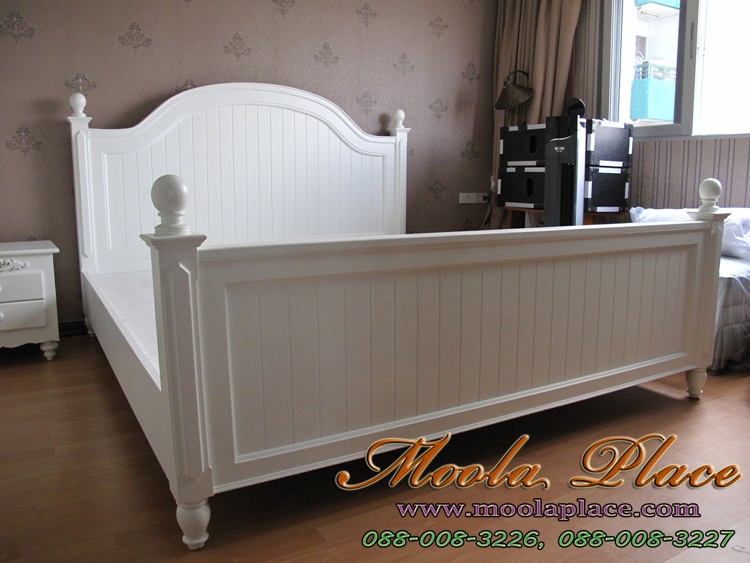 เตียงนอนสไตล์วินเทจ เตียงนอนสไตล์วินเทจสีขาวตียงนอนสไตล์วินเทจ , เตียงนอนสีขาว  เตียงวินเทจ เตียงนอนสีขาว 