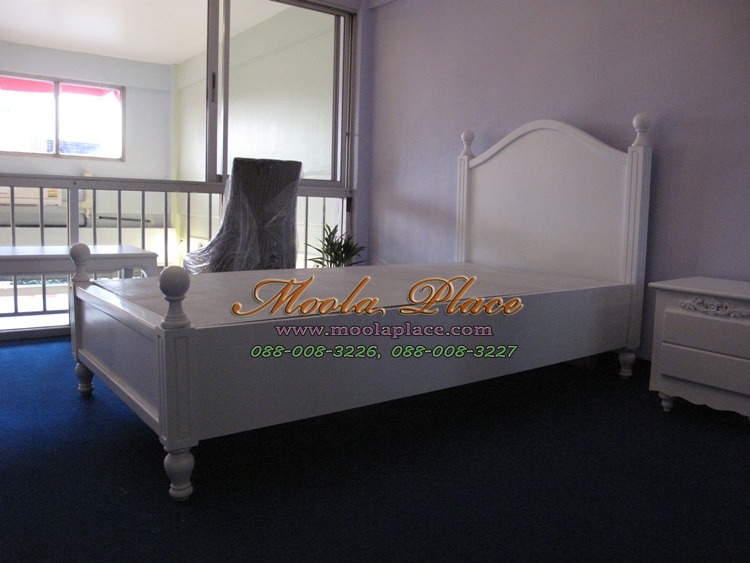 เตียงนอนสไตล์วินเทจ , เตียงนอนสีขาว