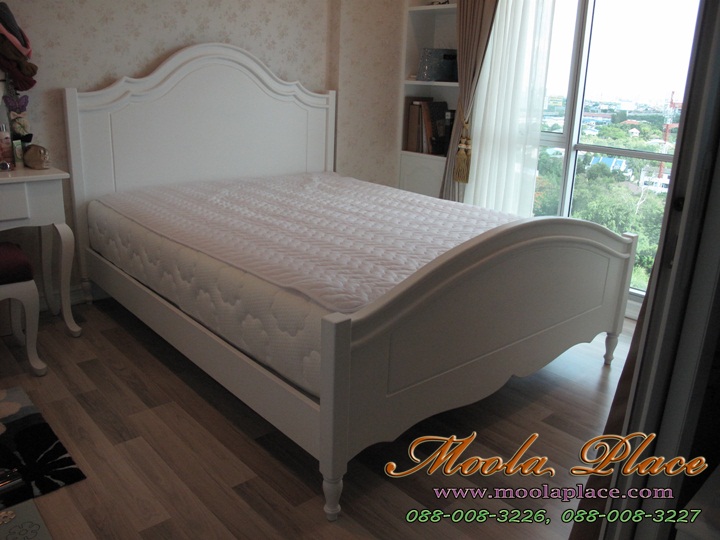 เตียงนอนสไตล์วินเทจ เตียงนอนสไตล์วินเทจสีขาวตียงนอนสไตล์วินเทจ , เตียงนอนสีขาว  เตียงวินเทจ เตียงนอนสีขาว 