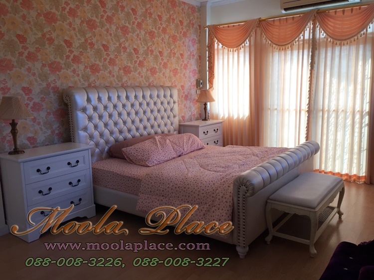 เตียงนอน หุ้มหนัง PU ขนาด 6 ฟุต 