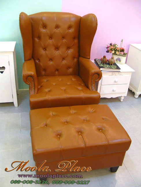 โซฟา Wing Chair สไตล์วินเทจ