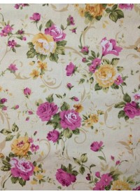 ลายผ้าที่ 12 (ดอกชมพูเข้ม)