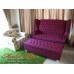 โซฟา Wing Chair สไตล์วินเทจ 2 ที่นั่ง ผลิตจากผ้ากำมะหยี่อย่างดี พร้อมสตูลวางเท้า ขนาด กว้าง 150  x ลึก 85 x สูง 110 สามารถเปลี่ยนสีและลายผ้าได้