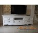 ตู้วางทีวีสไตล์วินเทจ 5 ลิ้นชัก ขาสิงห์ แกะลายสวยงาม ขนาด 180x50x60 ซม.