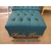 โซฟา Wing Chair สไตล์วินเทจ ขาไม้เหลี่ยมผลิตจาก หนัง PU พร้อมที่วางเท้า สามารถเปลี่ยนสีหนังได้