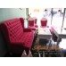 โซฟา Wing Chair สไตล์วินเทจ 2 ที่นั่ง ผลิตจากผ้ากำมะหยี่อย่างดี พร้อมที่วางเท้า ขนาด กว้าง 150  x ลึก 85 x สูง 110 สามารถเปลี่ยนสีและลายผ้าได้
