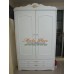 ตู้เสื้อผ้าสไตล์วินเทจ เพ้นท์ลายกุหลาบ ขนาด 120 x 60 x 200 ซม.