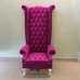 โซฟา Wing Chair ขนาด1 ที่นั่ง หลังสูง 170 ซม. ปีกโค้งตอกหมุด ขาสิงห์สวยหรู