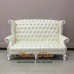 โซฟา Wing Chair ขนาด 180 ซม. ปีกโค้ง ขาสิงห์ ตอกหมุด บุหนัง สวยหรู