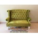 โซฟา Wing Chair ขนาด 150 ซม. ปีกโค้ง ที่นั่งเรียบ ขาสิงห์ ตอกหมุด สวยหรู