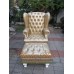 โซฟา Wing Chair 1 ที่นั่ง ขาสิงห์ พร้อมที่สตูลวางเท้า บุหนัง PU สามารถเปลี่ยนสีหนังหรือตัวผ้าได้