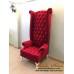 โซฟา Wing Chair ขนาด1 ที่นั่ง หลังสูง 170 ซม. ปีกโค้งตอกหมุด ขาสิงห์สวยหรู