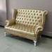 โซฟา Wing Chair ขนาด 150 ซม. ขาสิงห์ ปีกโค้ง ตอกหมุด สวยหรู บุหนัง  PU