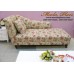 โซฟา Bed (Daybed) สไตล์วินเทจ ผ้าลายดอก ขากลึงพร้อมหมอนอิงเข้าชุด